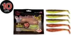 Quantum Q-Paddler Power Packs Allround Mix 10cm 7gr Pumpkinseed Chartreuse + Original Appleseed Krill