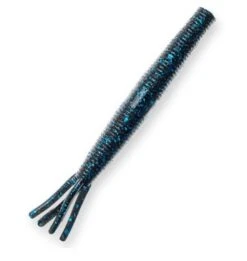 Z-man Hula Stickz 4" Black/Blue Flake (6 Pcs)