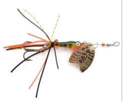 Larva Mayfly Micro Spinner Perch Treble Hook
