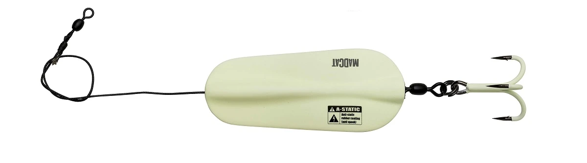 Madcat A-Static Inline Spoon Size 3/0 125g Sinking Glow-In-The-Dark 3 Madcat A-Static Inline Spoon Size 3/0 125g Sinking Glow-In-The-Dark