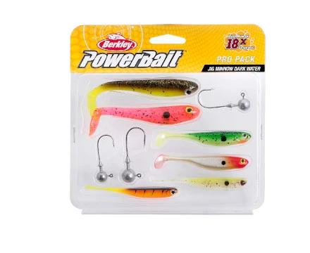 Berkley Powerbait Pro Pack Jig Minnow Dark Water 3 Berkley Powerbait Pro Pack Jig Minnow Dark Water