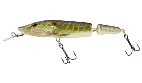 Salmo Jointed Pike Deep Runner Plug Real Pike 11cm 3 Salmo Jointed Pike Deep Runner Plug Real Pike 11cm