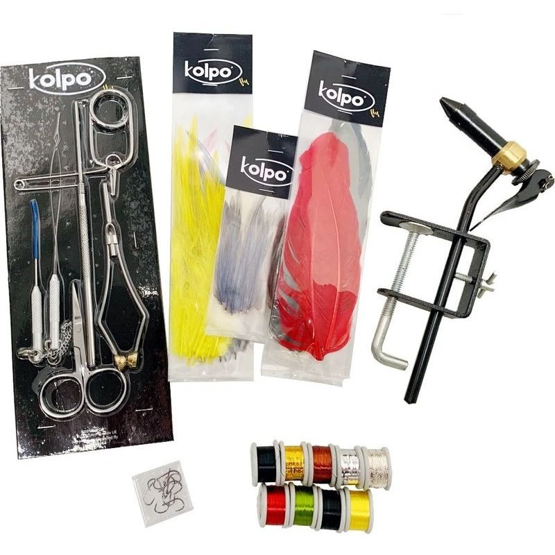 Kolpo Fly Tying Kit Large (29 Onderdelen) 3 Kolpo Fly Tying Kit Large (29 Onderdelen)