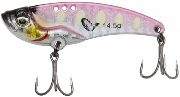 Savage Gear Vib Blade Sw 5.5Cm 14.5G Fast Sinking Pink Glow Dot 3 Savage Gear Vib Blade Sw 5.5Cm 14.5G Fast Sinking Pink Glow Dot