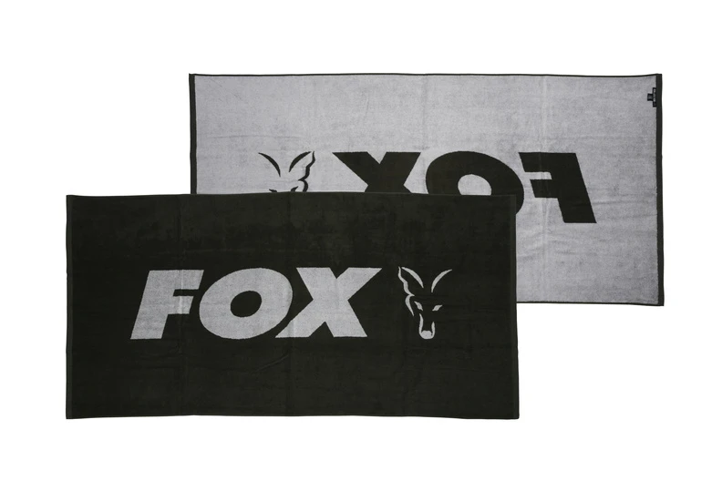 Fox Beach Towel 80 X 160cm Green/Silver 3 Fox Beach Towel 80 X 160cm Green/Silver