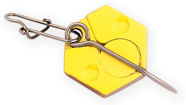 Rapture Area Bottom Hexa 1cm 1,3gr Hook Size 8 Color PO (barbless) 5 Rapture Area Bottom Hexa 1cm 1,3gr Hook Size 8 Color PO (barbless) - Afbeelding 3