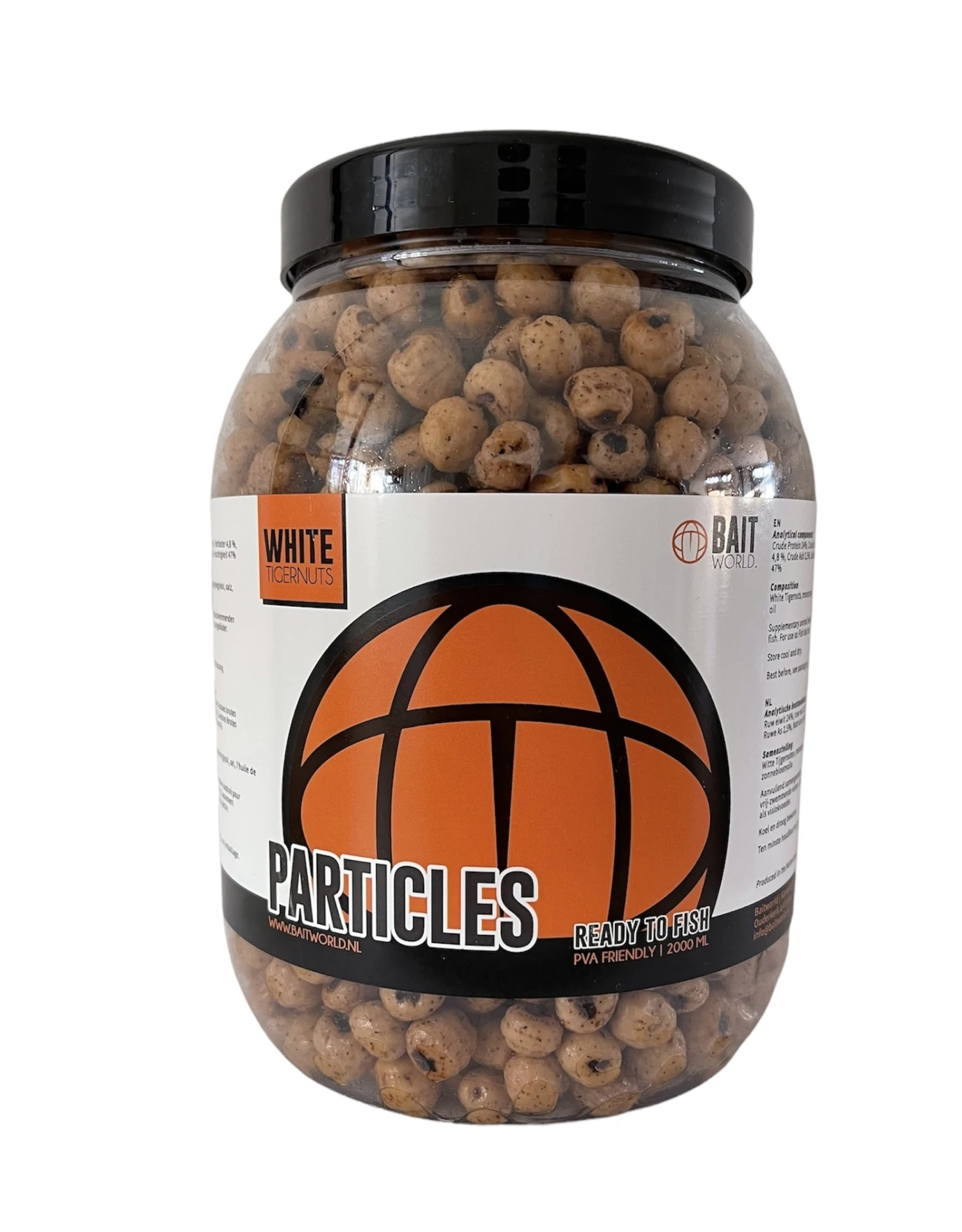 Baitworld Ready To Fish 2L (pot) Witte Tijgernoten 3 Baitworld Ready To Fish 2L (pot) Witte Tijgernoten