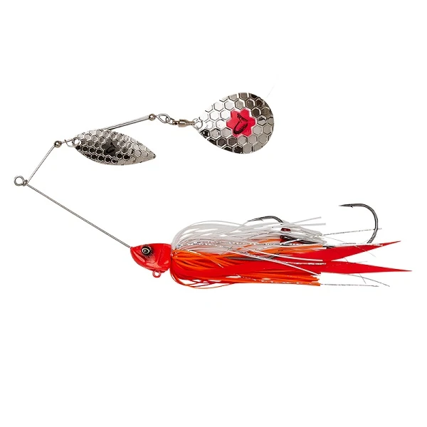 Savage Gear Da'Bush Spinnerbait Red Head Silver 55g 3 Savage Gear Da'Bush Spinnerbait Red Head Silver 55g