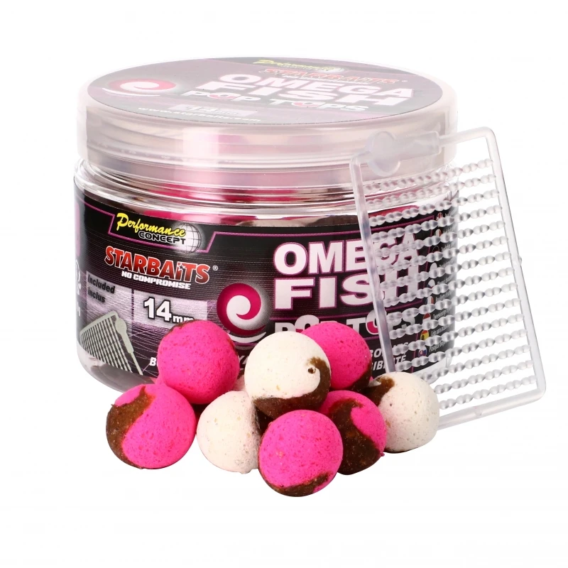 Starbaits Performance Concept Omega Fish Pop Tops 60gr 14mm 3 Starbaits Performance Concept Omega Fish Pop Tops 60gr 14mm