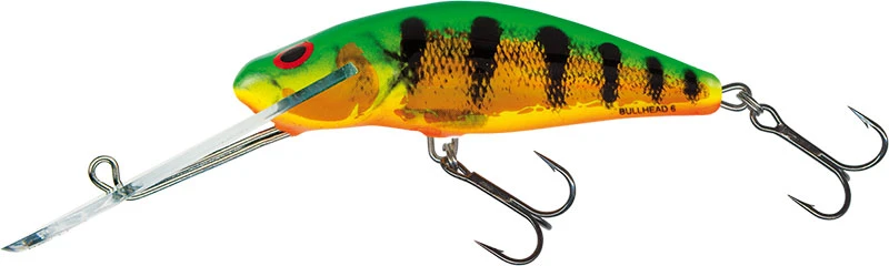 Salmo Bullhead SDR Plug 8cm Holo Fire Tiger 3 Salmo Bullhead SDR Plug 8cm Holo Fire Tiger