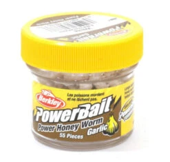 Berkley Powerbait Honey Worms Garlic 'White' (25st)