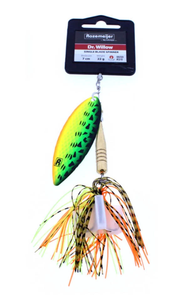 Rozemeijer Dr. Willow Spinner Speckled Fire Tiger #6 (22g) 3 Rozemeijer Dr. Willow Spinner Speckled Fire Tiger #6 (22g)