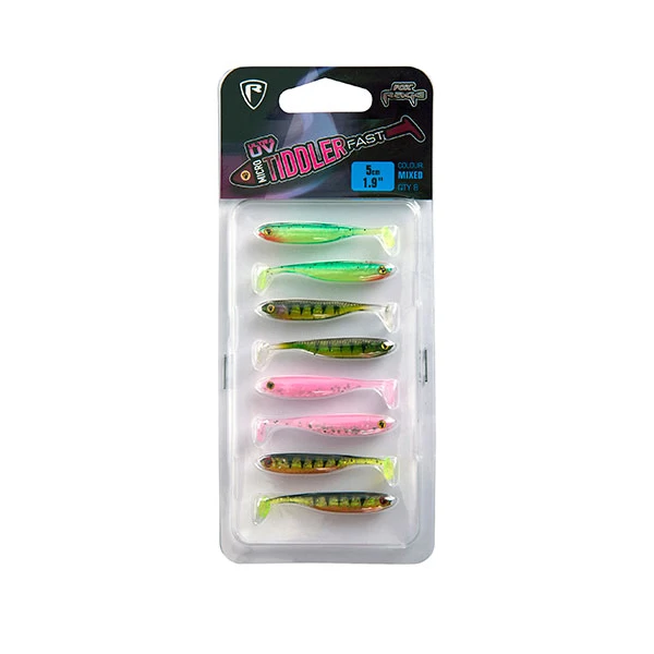 Fox Rage Micro Tiddler Fast UV Mixed Colour Pack 8pcs 3 Fox Rage Micro Tiddler Fast UV Mixed Colour Pack 8pcs