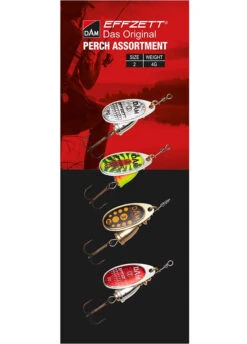 Effzett Assortment 4Pcs Spinner #3 12gr Sinking Zander -Visgerei Te Koop b7346882d03ad0dc