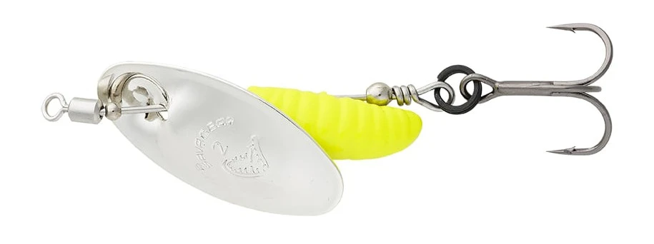 Savage Gear Grub Spinner Silver Yellow 2.2g 3 Savage Gear Grub Spinner Silver Yellow 2.2g
