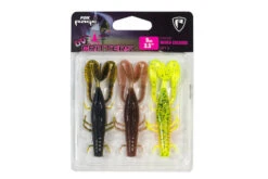 Fox Rage Critters UV Mixed Colour Packs 3pcs Mixed Colours 9cm